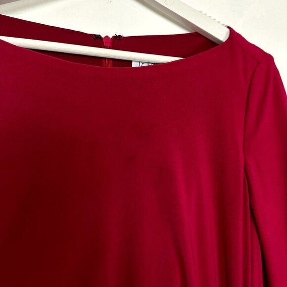 MAC DUGGAL Long Sleeve Jersey Evening Gown in Berry Size US 6 - Picture 4 of 10